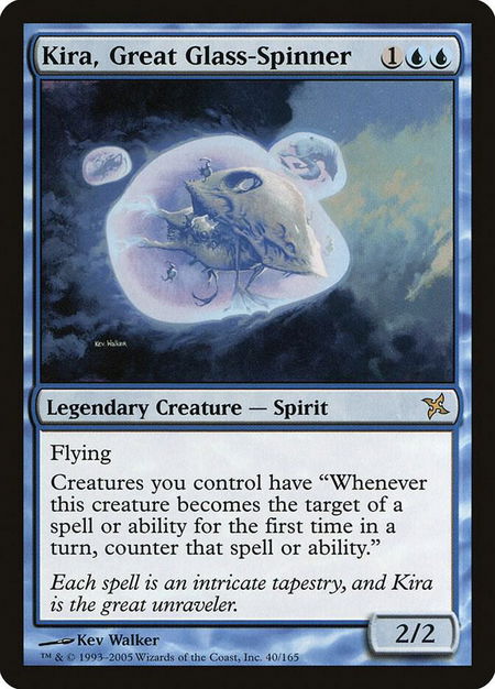 Kira, Great Glass-Spinner - Betrayers of Kamigawa Magic: The Gathering trading card