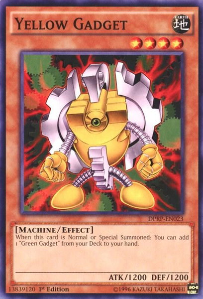 Yellow Gadget - Duelist Pack: Rivals of the Pharaoh YuGiOh trading card