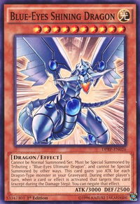 Blue-Eyes Shining Dragon - Duelist Pack: Rivals of the Pharaoh (DPRP) #DPRP-EN026 - Common / Short Print YuGiOh Trading Card