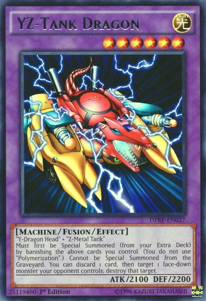 YZ-Tank Dragon - Duelist Pack: Rivals of the Pharaoh YuGiOh trading card