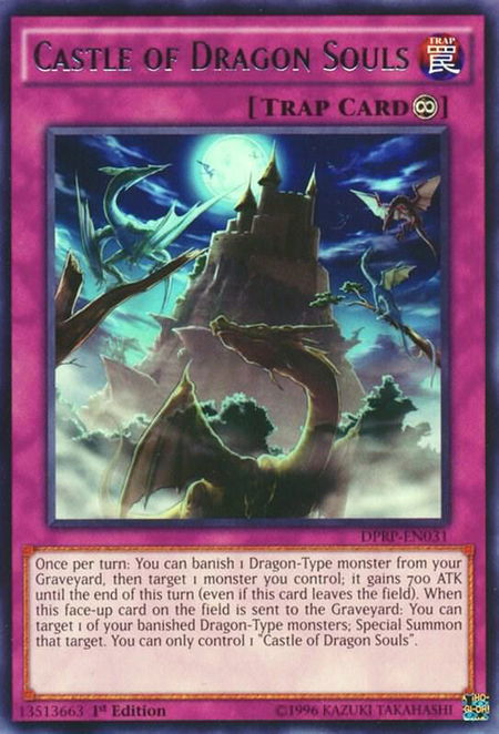 Castle of Dragon Souls - Duelist Pack: Rivals of the Pharaoh YuGiOh trading card