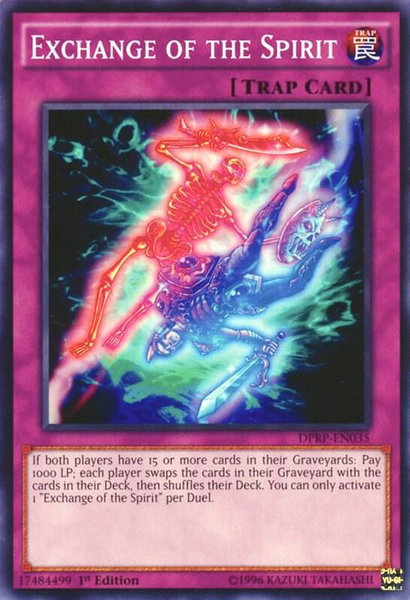 Exchange of the Spirit - Duelist Pack: Rivals of the Pharaoh YuGiOh trading card