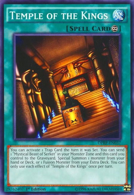 Temple of the Kings - Duelist Pack: Rivals of the Pharaoh YuGiOh trading card