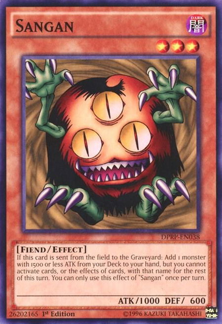 Sangan - Duelist Pack: Rivals of the Pharaoh YuGiOh trading card