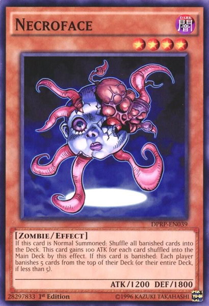Necroface - Duelist Pack: Rivals of the Pharaoh YuGiOh trading card