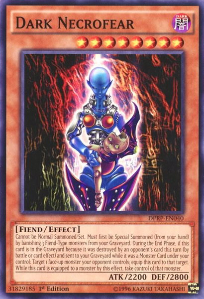 Dark Necrofear trading card from Duelist Pack: Rivals of the Pharaoh Dark Necrofear - Duelist Pack: Rivals of the Pharaoh YuGiOh trading card