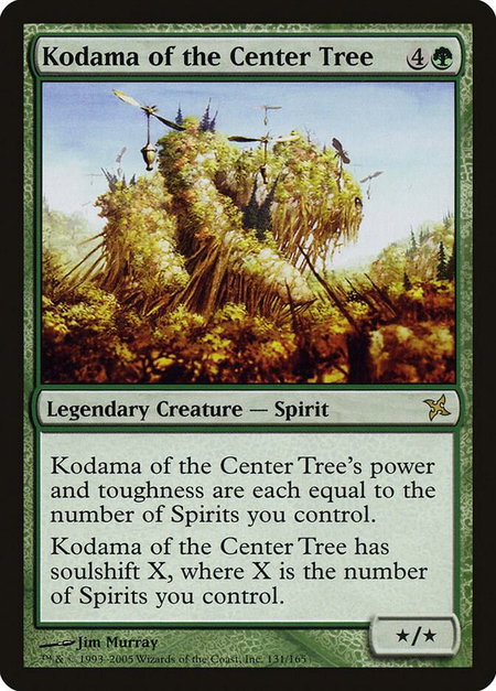 Kodama of the Center Tree - Betrayers of Kamigawa Magic: The Gathering trading card