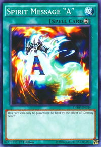 Spirit Message "A" - Duelist Pack: Rivals of the Pharaoh (DPRP) #DPRP-EN044 - Common / Short Print YuGiOh Trading Card