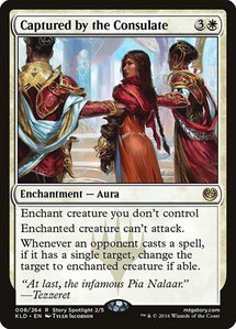 Captured by the Consulate - Kaladesh (KLD) #8 - Rare Magic: The Gathering Trading Card