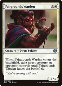 Fairgrounds Warden - Kaladesh (KLD) #13 - Uncommon Magic: The Gathering Trading Card