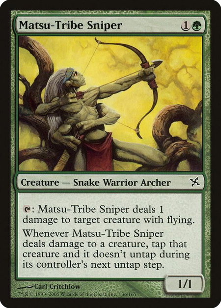 Matsu-Tribe Sniper - Betrayers of Kamigawa Magic: The Gathering trading card