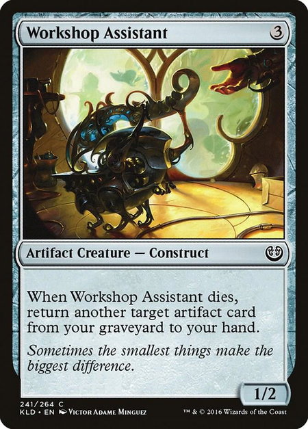Workshop Assistant - Kaladesh Magic: The Gathering trading card