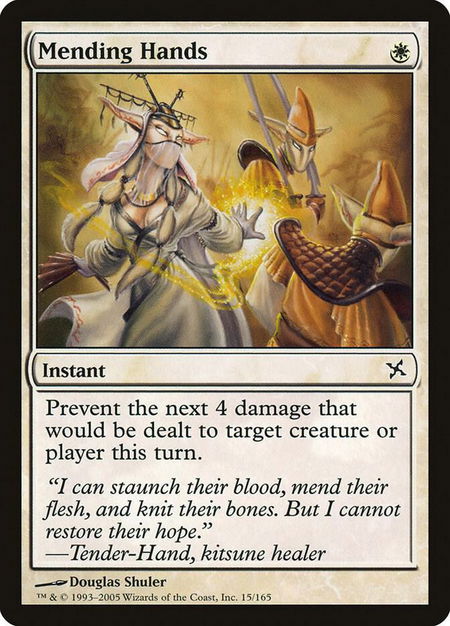 Mending Hands - Betrayers of Kamigawa Magic: The Gathering trading card
