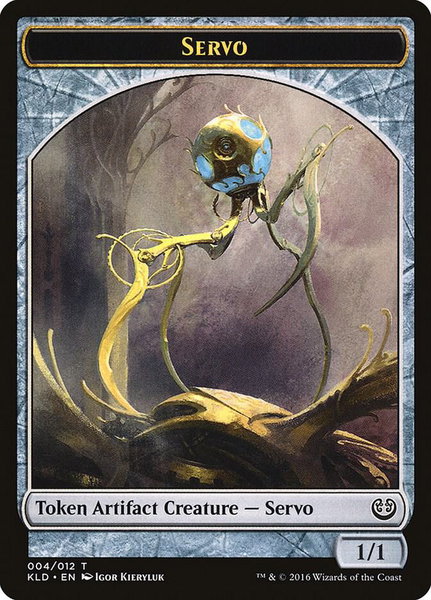 Servo Token (004) trading card from Kaladesh Servo Token (004) - Kaladesh Magic: The Gathering trading card
