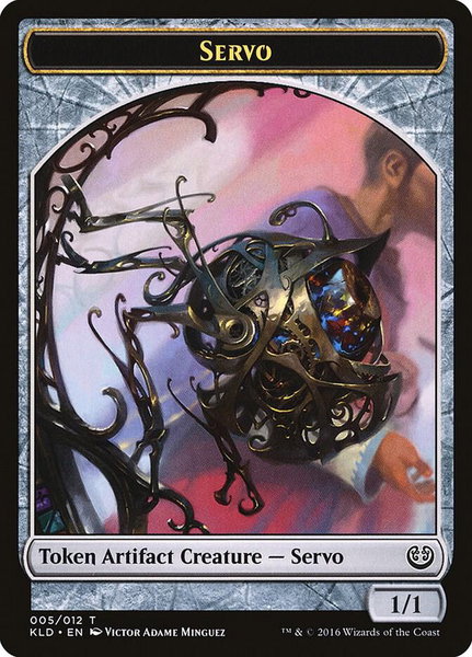 Servo Token (005) trading card from Kaladesh Servo Token (005) - Kaladesh Magic: The Gathering trading card