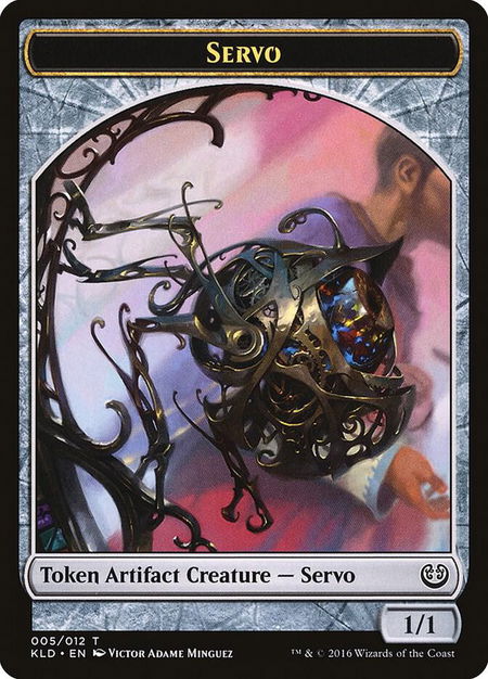 Servo Token (005) trading card from Kaladesh Servo Token (005) - Kaladesh Magic: The Gathering trading card