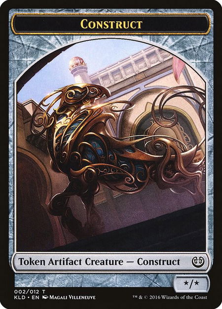 Construct Token (002) trading card from Kaladesh Construct Token (002) - Kaladesh Magic: The Gathering trading card