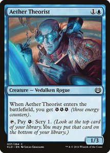Aether Theorist - Kaladesh (KLD) #37 - Common Magic: The Gathering Trading Card