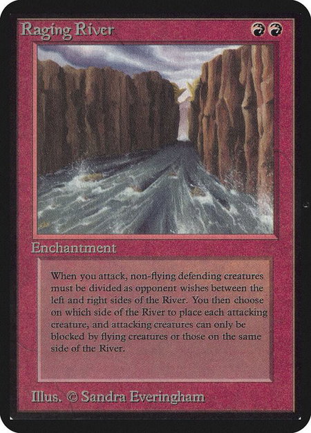 Raging River - Alpha Edition Magic: The Gathering trading card