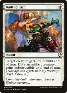 Built to Last - Kaladesh (KLD) #7 - Common Magic: The Gathering Trading Card