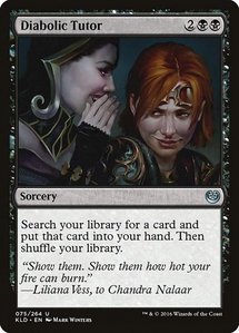 Diabolic Tutor - Kaladesh (KLD) #75 - Uncommon Magic: The Gathering Trading Card