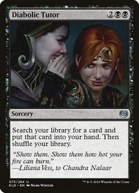 Diabolic Tutor - Kaladesh (KLD) #75 - Uncommon Magic: The Gathering Trading Card
