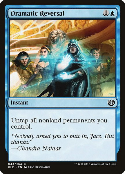 Dramatic Reversal trading card from Kaladesh Dramatic Reversal - Kaladesh Magic: The Gathering trading card