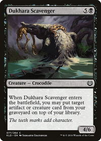 Dukhara Scavenger - Kaladesh (KLD) #77 - Common Magic: The Gathering Trading Card