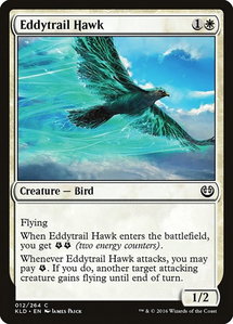 Eddytrail Hawk - Kaladesh (KLD) #12 - Common Magic: The Gathering Trading Card