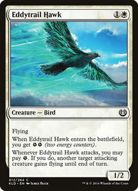 Eddytrail Hawk - Kaladesh (KLD) #12 - Common Magic: The Gathering Trading Card