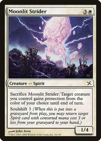 Moonlit Strider - Betrayers of Kamigawa (BOK) #16 - Common Magic: The Gathering Trading Card