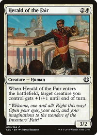 Herald of the Fair - Kaladesh (KLD) #18 - Common Magic: The Gathering Trading Card