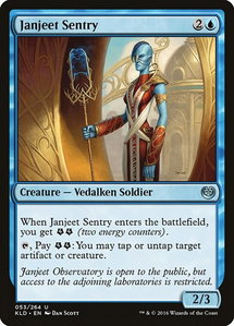 Janjeet Sentry - Kaladesh (KLD) #53 - Uncommon Magic: The Gathering Trading Card