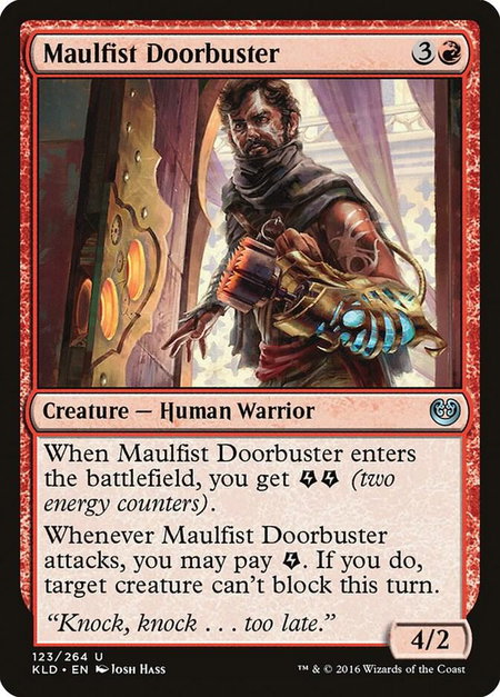 Maulfist Doorbuster - Kaladesh Magic: The Gathering trading card