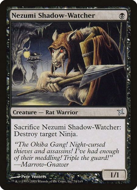 Nezumi Shadow-Watcher - Betrayers of Kamigawa Magic: The Gathering trading card