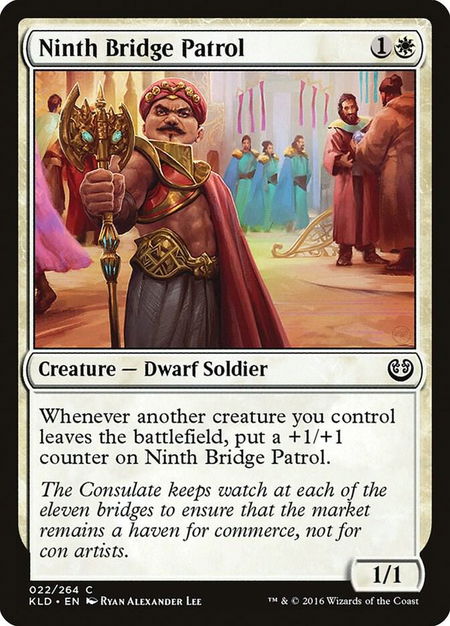 Ninth Bridge Patrol - Kaladesh Magic: The Gathering trading card