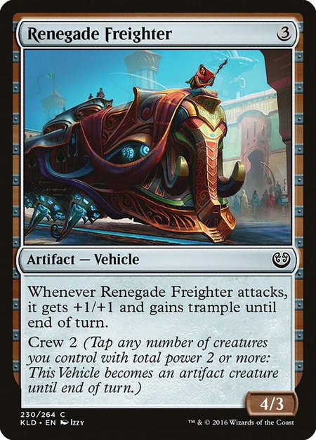 Renegade Freighter - Kaladesh Magic: The Gathering trading card