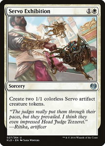 Servo Exhibition - Kaladesh (KLD) #27 - Uncommon Magic: The Gathering Trading Card