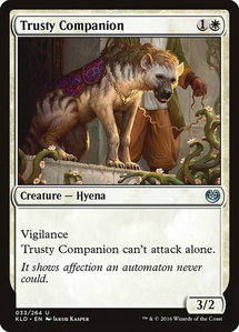 Trusty Companion - Kaladesh (KLD) #33 - Uncommon Magic: The Gathering Trading Card