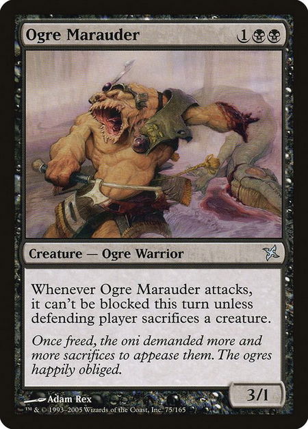 Ogre Marauder - Betrayers of Kamigawa Magic: The Gathering trading card