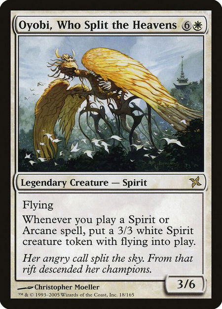 Oyobi, Who Split the Heavens - Betrayers of Kamigawa Magic: The Gathering trading card