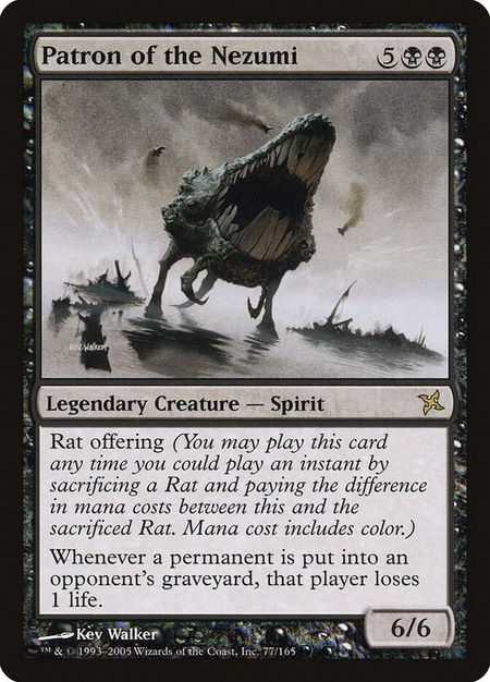 Patron of the Nezumi - Betrayers of Kamigawa Magic: The Gathering trading card