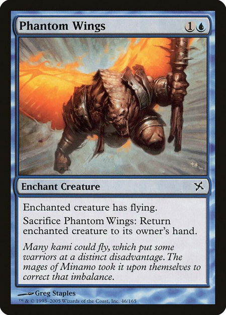 Phantom Wings - Betrayers of Kamigawa Magic: The Gathering trading card