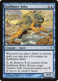 Quillmane Baku - Betrayers of Kamigawa (BOK) #48 - Common Magic: The Gathering Trading Card