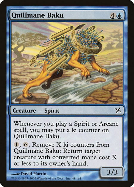 Quillmane Baku - Betrayers of Kamigawa Magic: The Gathering trading card
