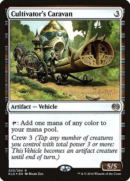 Cultivator's Caravan - Prerelease Cards Magic: The Gathering trading card