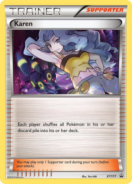 Karen - XY Promos Pokémon trading card