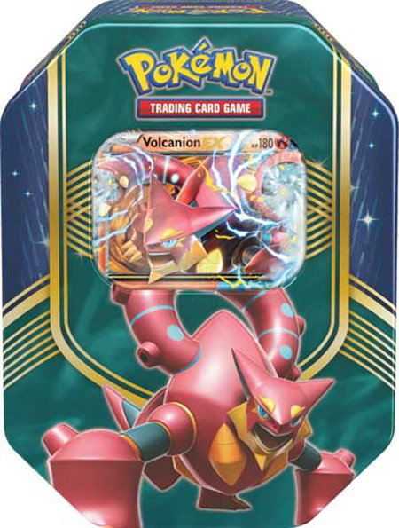 Battle Heart Tin [Volcanion EX] - XY - Steam Siege Pokémon trading card