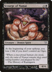 Scourge of Numai - Betrayers of Kamigawa (BOK) #80 - Uncommon Magic: The Gathering Trading Card