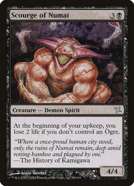Scourge of Numai - Betrayers of Kamigawa Magic: The Gathering trading card